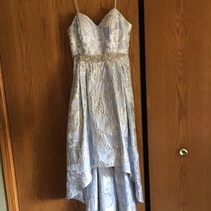 Cachet Light Blue Prom Dress